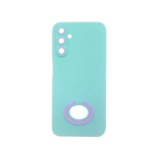 Capa de Silicone com Anel de Suporte para Samsung Galaxy A14 4g/5g Verde